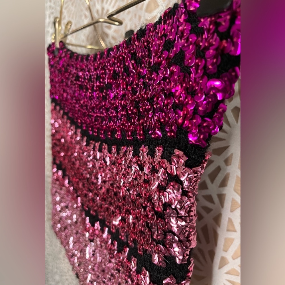 Pink Ombré Stretch Tube Top